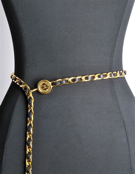 chanel bra strap belt|chanel chain belt.